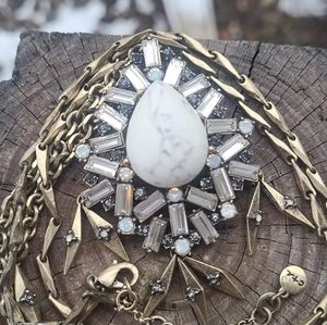 Chloe + Isabel Adventurine pendant